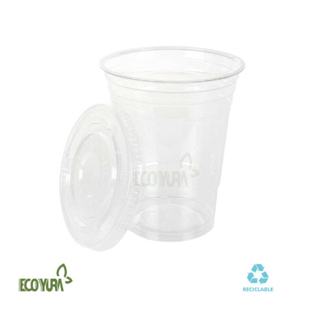 Vasos Transparentes Pet con tapa Domo de 12 oz - Envases Biodegradables Eco  Yura Perú